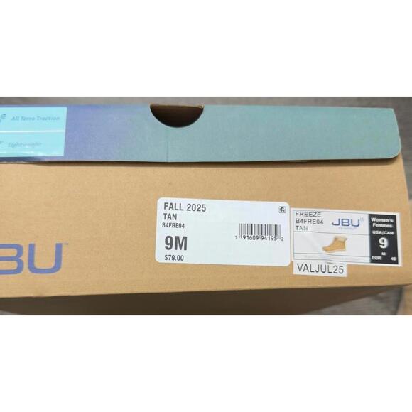 JBU Tan Freeze Suede Round Toe Boots Women - Picture 3 of 4